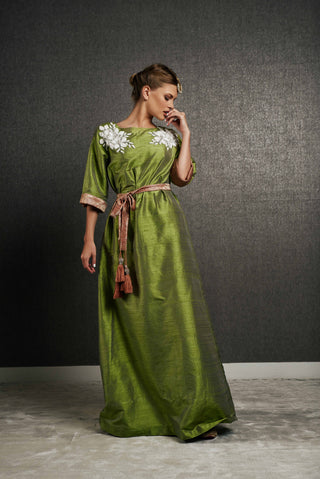 Mays Maharani Kaftan in Olive