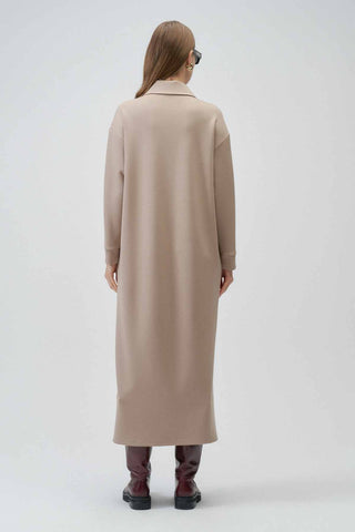 Olina Modal Dress – Taupe