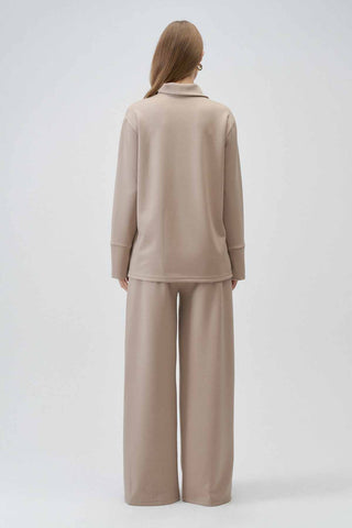 Olina Modal Co-Ord Set – Taupe