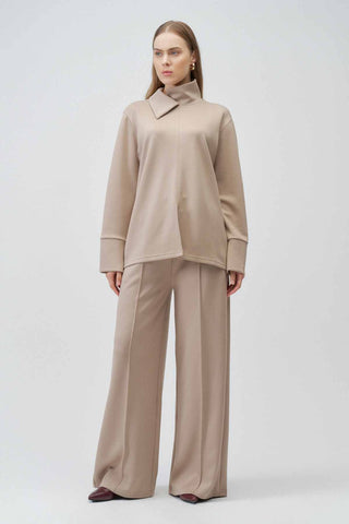 Olina Modal Co-Ord Set – Taupe