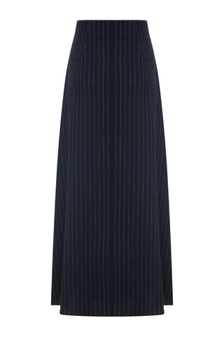 Blaire Striped Blue Navy Skirt