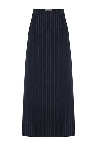 Blaire Striped Blue Navy Skirt