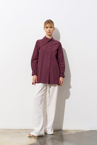 Juliet Bordeaux Shirt