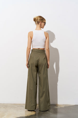 PULSE Cotton Cargo Trousers - Khaki