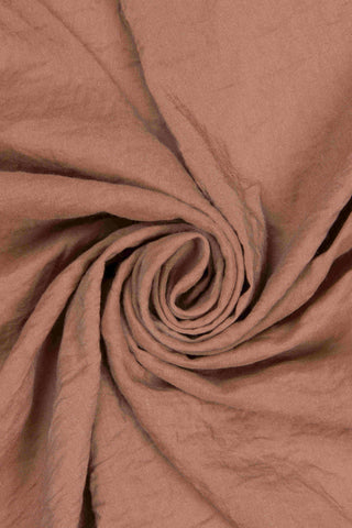 Velda Rectangular Latte Cotton Shawl