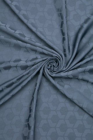 Mountain Jacquard Blue Shawl