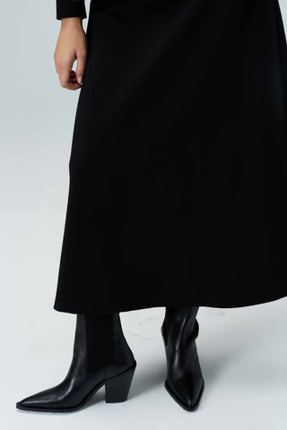 LUANA Knit Two-Piece Black Set