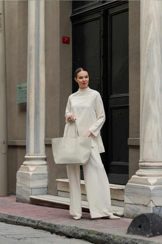 LUNA Crepe Set - White