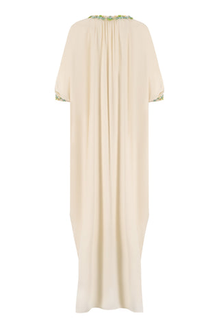 N7 Cream Kaftan Silk