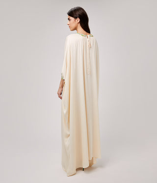 N7 Cream Kaftan Silk