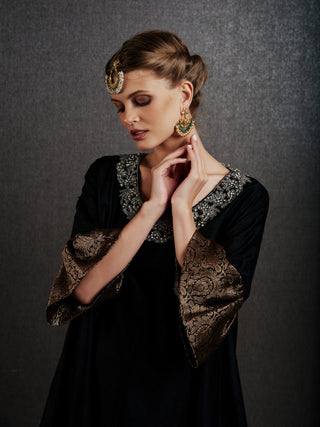 Rosemin Maharani Kaftan - Black
