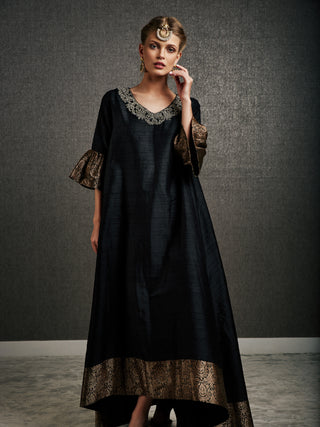 Rosemin Maharani Kaftan - Black