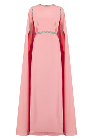 Venus Pink Silk Kaftan