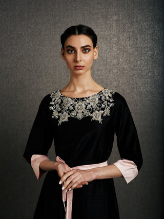 Maitha Maharani Kaftan - Black