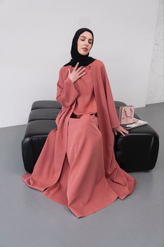 Asma Abaya & Inner Dress Set