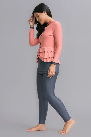 Mira Swim Dress - Coral