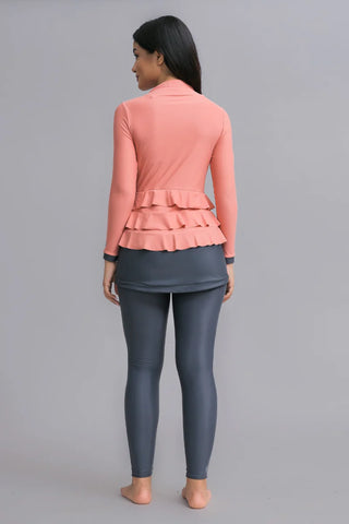 Mira Swim Dress - Coral