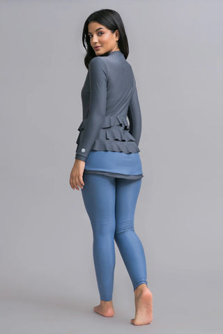 Mira Swim Dress - Shadow