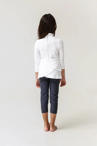 Lula Kids Two Piece Swimwear - White/Shadow