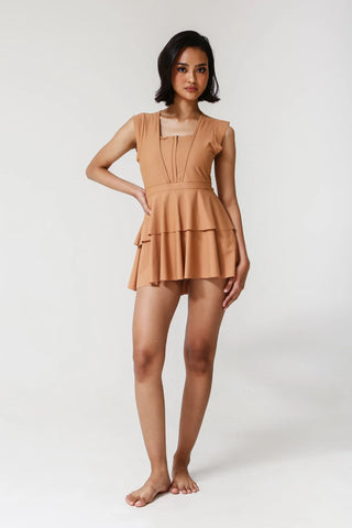 Serena Midi Swimsuit - Sand
