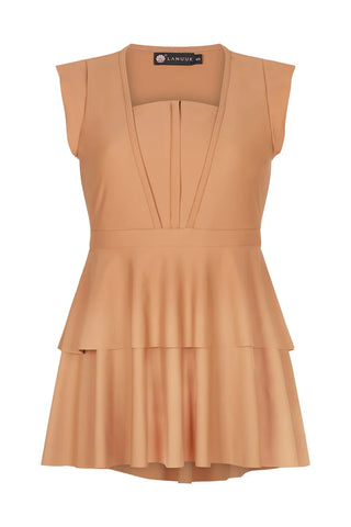 Serena Midi Swimsuit - Sand