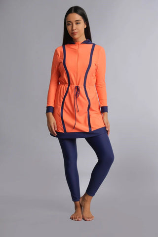 Taali Swim Set - Peach/Twilight