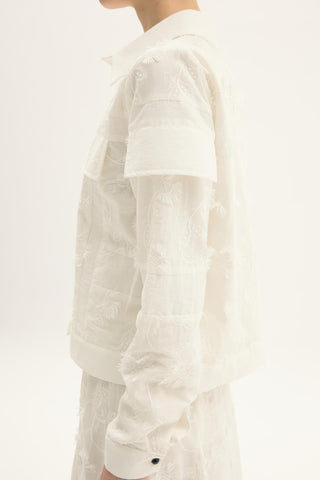 Alpina Broderie White Blouse and Skirt Set