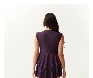 Serena Midi Swimsuit - Plum