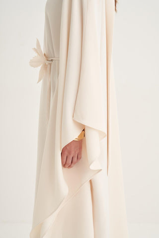 Elenor Kaftan Dress – Cream
