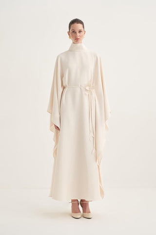 Elenor Kaftan Dress – Cream