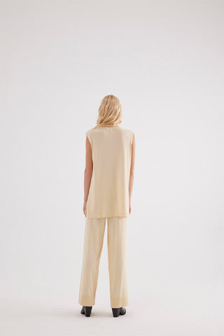 Faro Knit Trousers – Beige