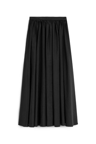 Black Taffeta Skirt