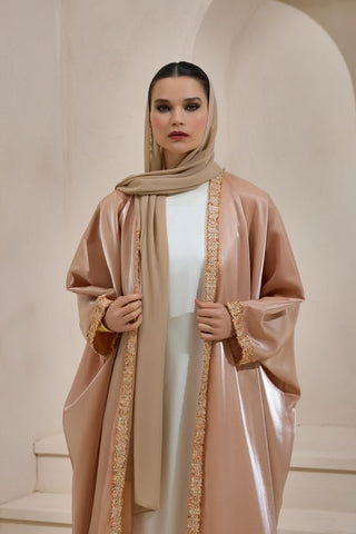 Loren Abaya Set Beige