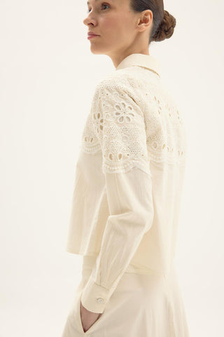 Lumos Poplin Skirt Set – Ecru