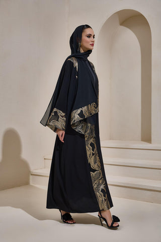 Maria Abaya Set Black