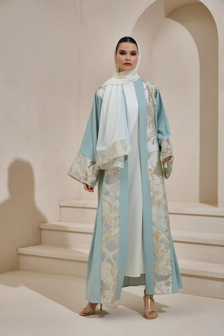 Maria Abaya Set Mint Green