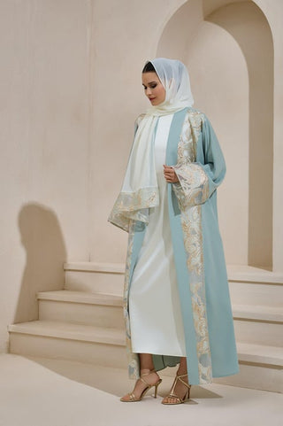 Maria Abaya Set Mint Green
