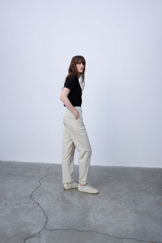 Beige Windproof Technical Trousers