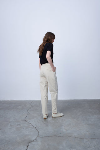 Beige Windproof Technical Trousers