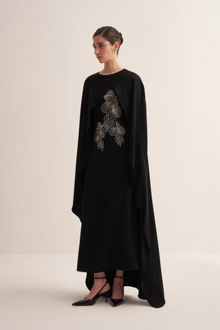 Nour Kaftan Dress – Black