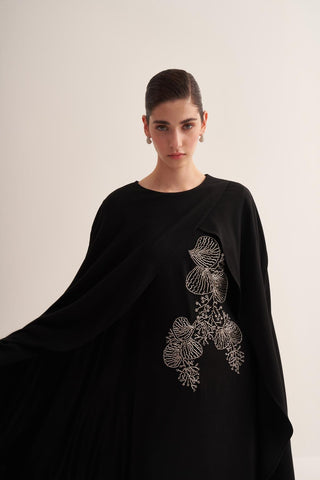 Nour Kaftan Dress – Black