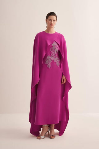 Nour Kaftan Dress – Fuchsia