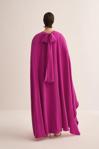 Nour Kaftan Dress – Fuchsia