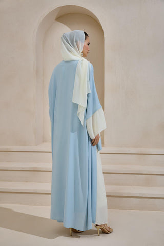 Pearl Sahra Abaya Set Light Blue