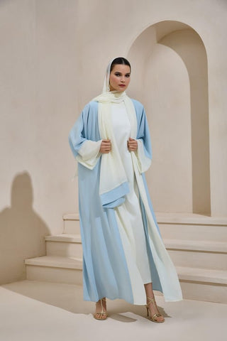 Pearl Sahra Abaya Set Light Blue