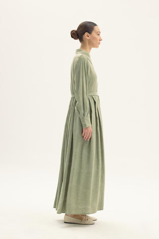 Salvia Dress with Belt – Sage Green