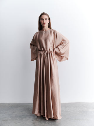 Co-Ord Set Blouse with Pants - Peach