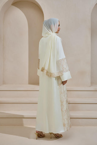 Vera Abaya Set Cream