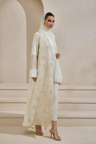Vera Abaya Set Cream