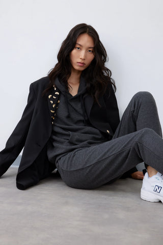 Maxim Embellished Oversized Blazer – Black